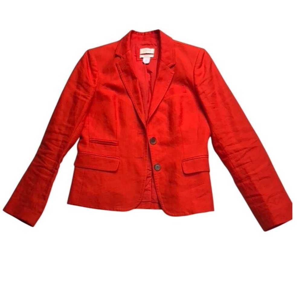 J. Crew Factory Red Women's Blazer Jacket
